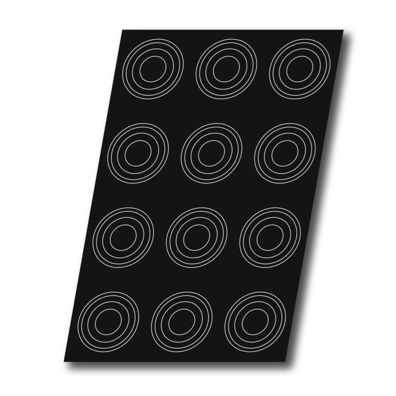 Demarle Crown Muffin Silicone Mould Flexipan 600x400 Demarle Crown Muffin Silicone Mould Flexipan 600x400