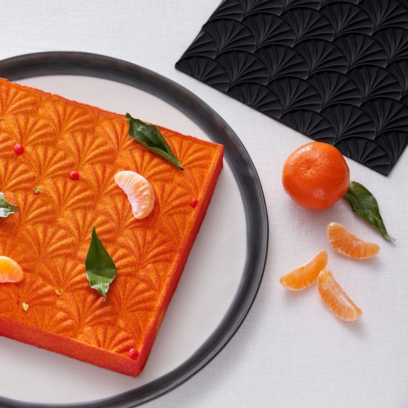 Demarle Scales Silicone Mould 3D Mat 216.5 × 216.5 Demarle Scales Silicone Mould 3D Mat 216.5 × 216.5