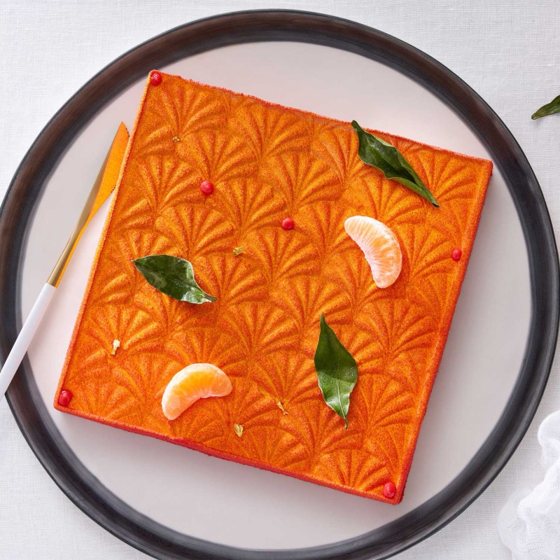 Demarle Scales Silicone Mould 3D Mat 216.5 × 216.5 Demarle Scales Silicone Mould 3D Mat 216.5 × 216.5