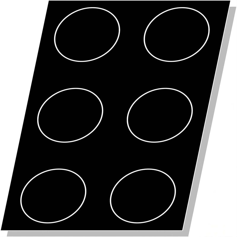 Demarle Round 6 Cavities Silicone Mould Flexipan 600x400 Demarle Round 6 Cavities Silicone Mould Flexipan 600x400