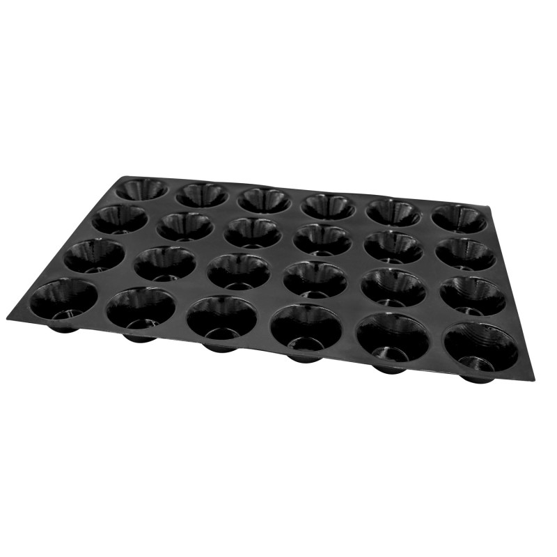 Demarle Flared Muffin Silicone Mould Flexipan 600x400 Demarle Flared Muffin Silicone Mould Flexipan 600x400