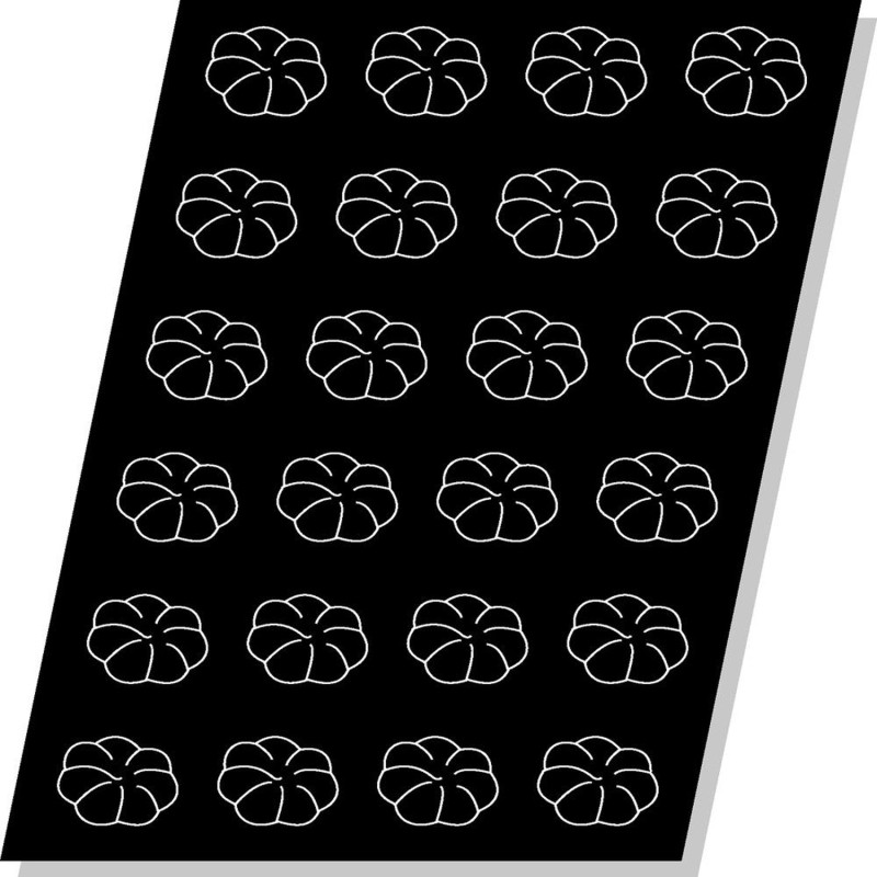 Demarle Flower Silicone Mould Flexipan 600x400 Demarle Flower Silicone Mould Flexipan 600x400