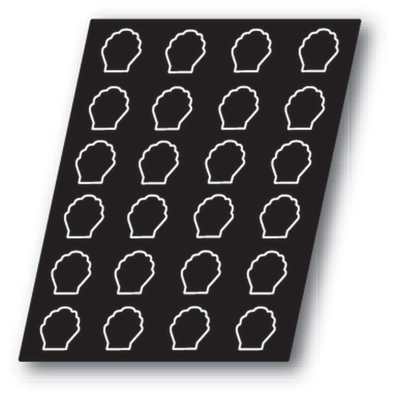 Demarle Shell Silicone Mould Flexipan 600x400 Demarle Shell Silicone Mould Flexipan 600x400