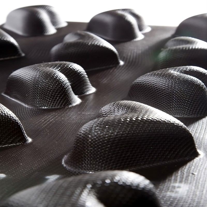 Demarle Rounded Heart Silicone Mould Flexipan 600x400 Demarle Rounded Heart Silicone Mould Flexipan 600x400