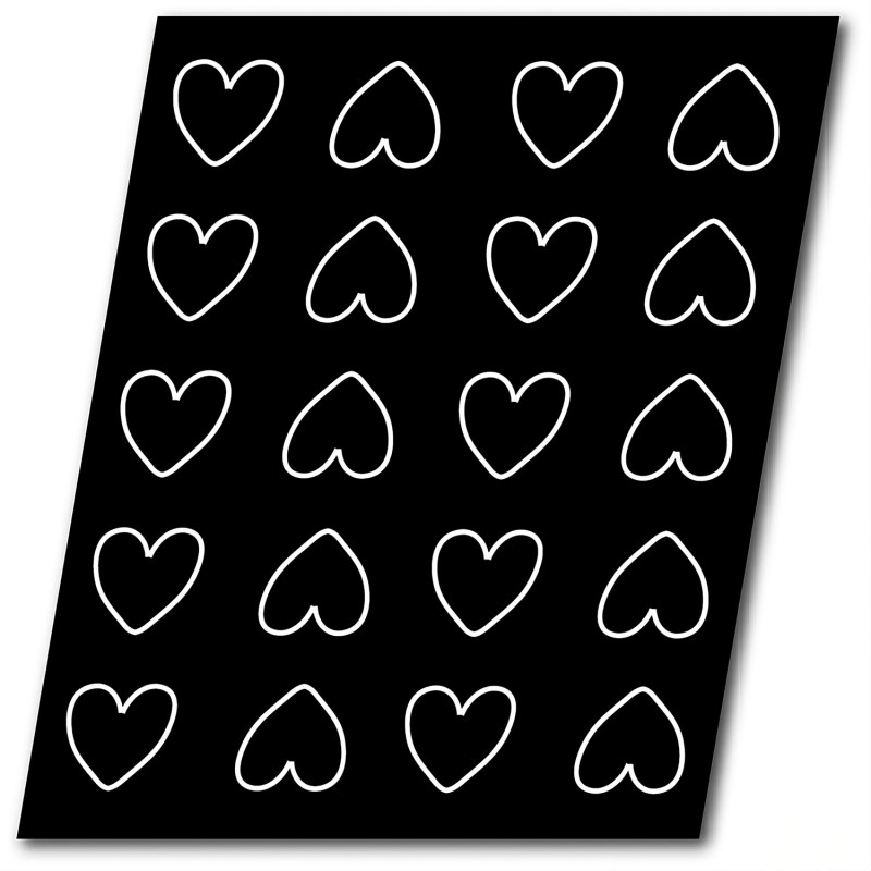 Demarle Rounded Heart Silicone Mould Flexipan 600x400 Demarle Rounded Heart Silicone Mould Flexipan 600x400