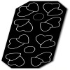 Demarle Interlacing Hearts Silicone Mould Flexipan 600x400 Demarle Interlacing Hearts Silicone Mould Flexipan 600x400