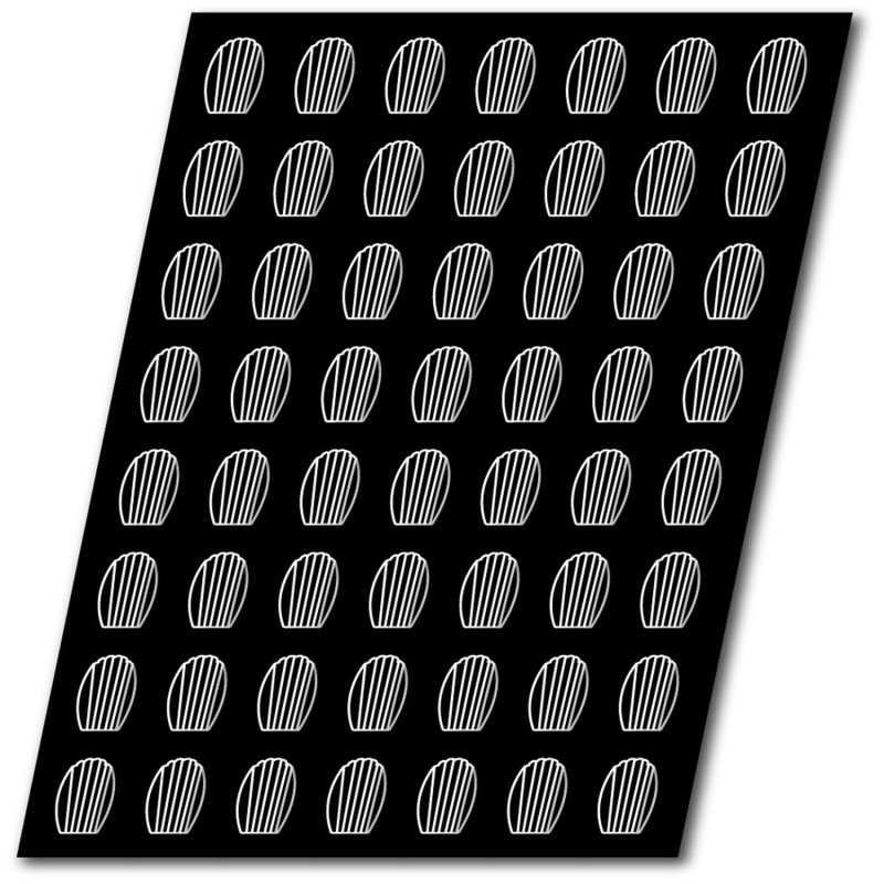 Demarle Mini Madeleine Silicone Mould Flexipan 600x400 Demarle Mini Madeleine Silicone Mould Flexipan 600x400