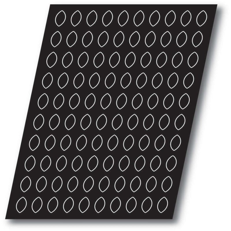Demarle Mini Quenelle Silicone Mould Flexipan 600x400 Demarle Mini Quenelle Silicone Mould Flexipan 600x400