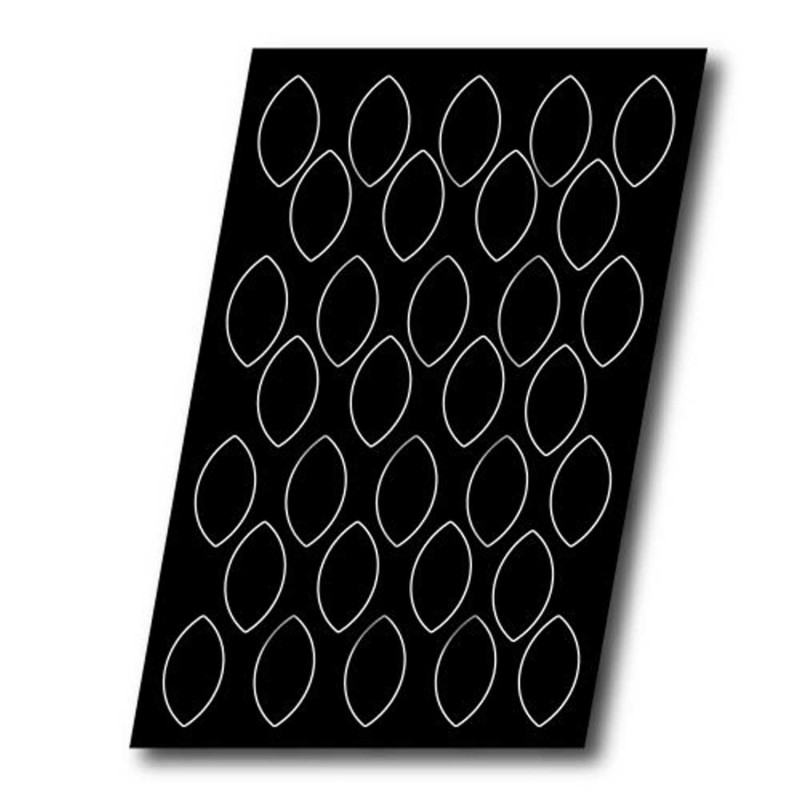 Demarle Quenelle Silicone Mould Flexipan 600x400 Demarle Quenelle Silicone Mould Flexipan 600x400