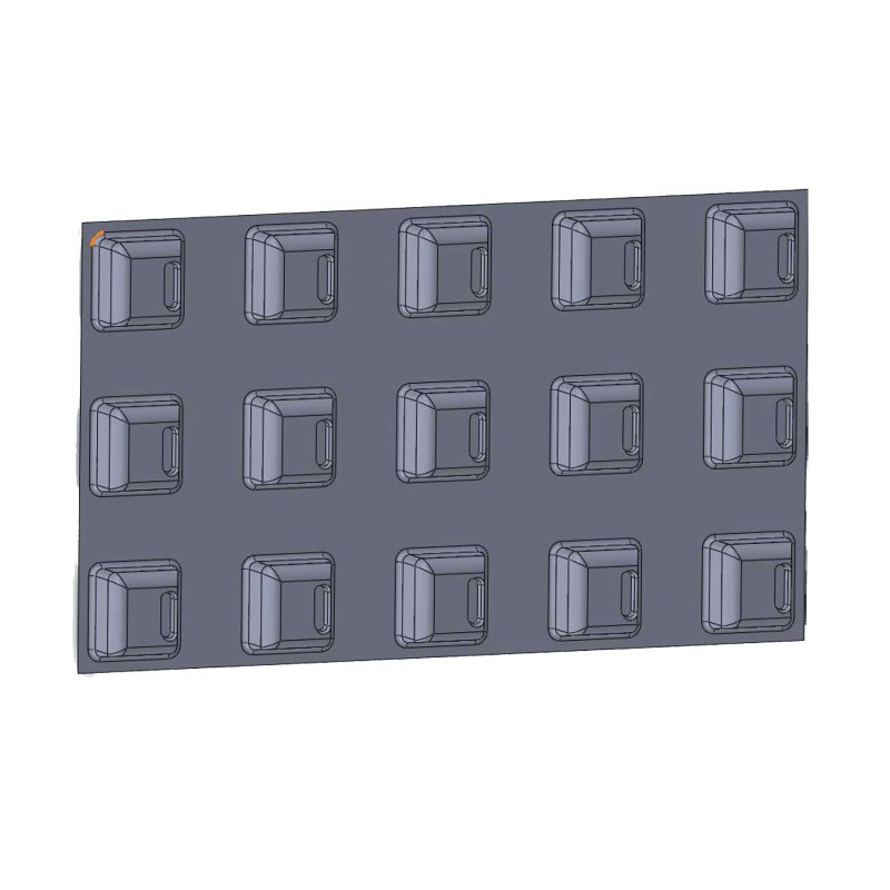 Demarle Square Boxe Silicone Mould Flexipan 600x400 Demarle Square Boxe Silicone Mould Flexipan 600x400