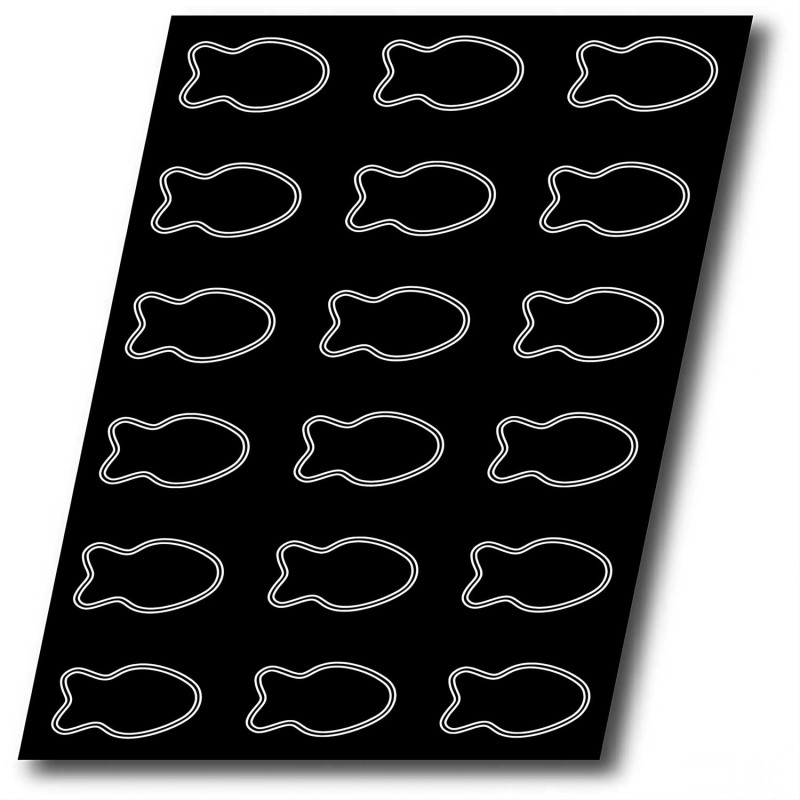 Demarle Fish Silicone Mould Flexipan 600x400 Demarle Fish Silicone Mould Flexipan 600x400