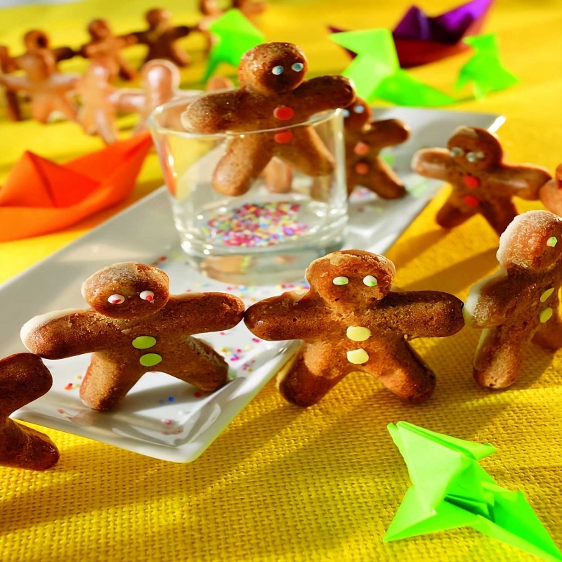 Demarle Gingerbread Man Silicone Mould Flexipan 600x400 Demarle Gingerbread Man Silicone Mould Flexipan 600x400