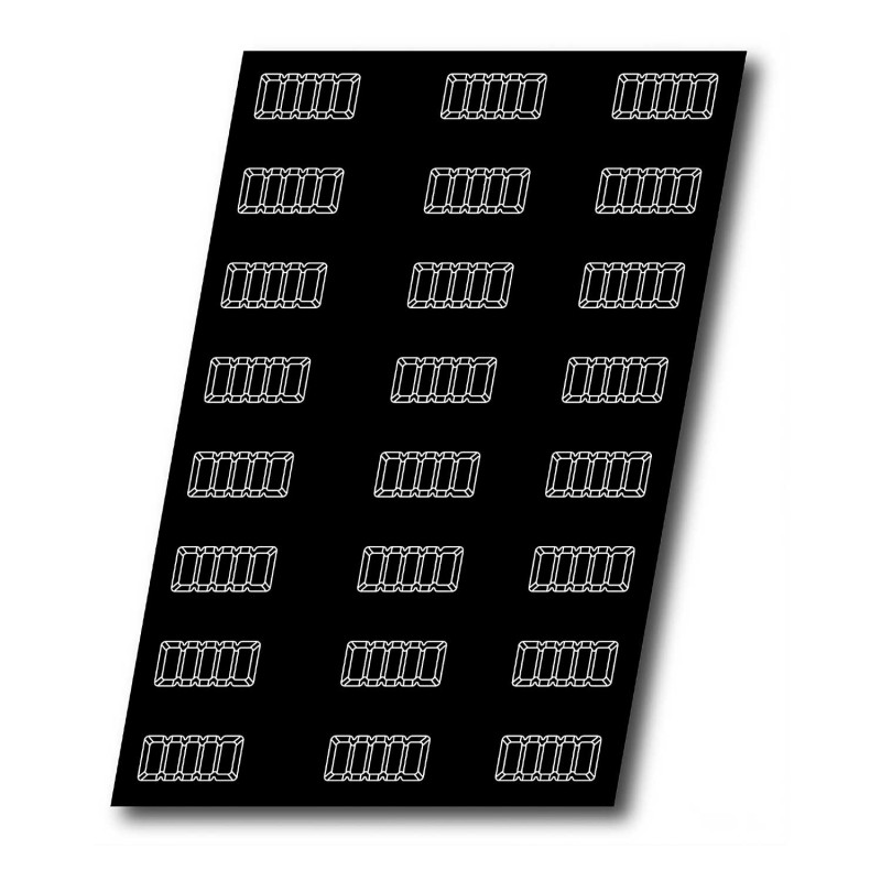 Demarle Fluted Bar Silicone Mould Flexipan 600x400 Demarle Fluted Bar Silicone Mould Flexipan 600x400