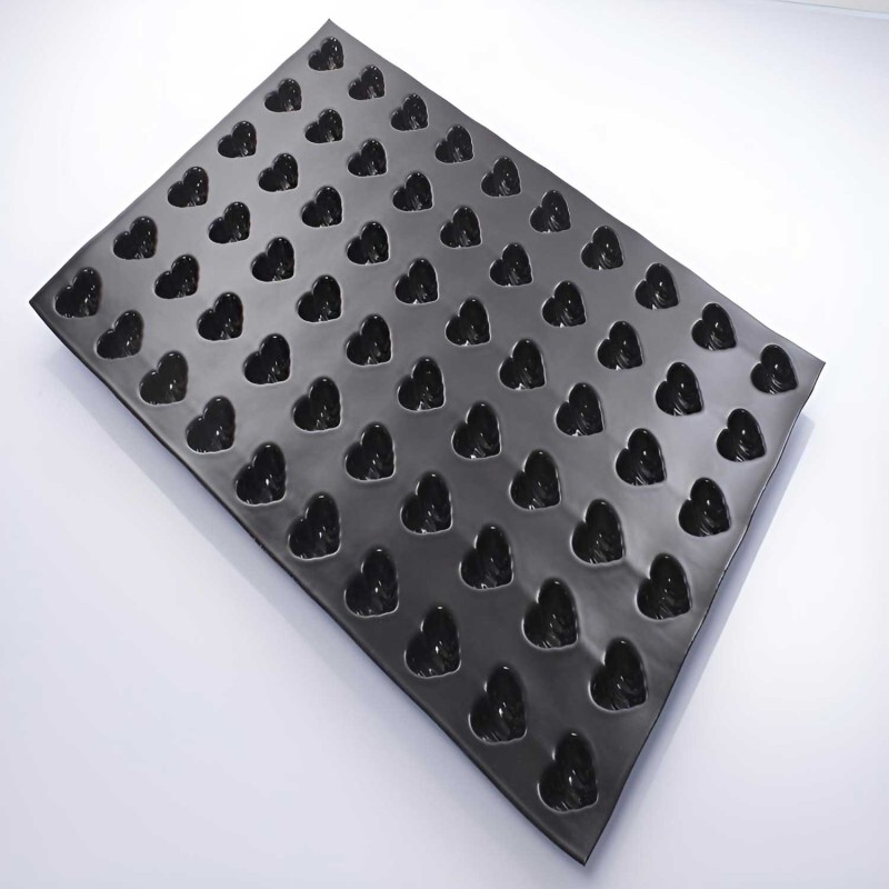 Demarle Rounded Grooved Heart Silicone Mould Flexipan 600x400 Demarle Rounded Grooved Heart Silicone Mould Flexipan 600x400
