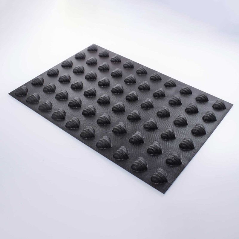 Demarle Rounded Grooved Heart Silicone Mould Flexipan 600x400 Demarle Rounded Grooved Heart Silicone Mould Flexipan 600x400