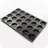 Demarle Smiley Silicone Mould 24 Cavities Flexipan 600x400 Demarle Smiley Silicone Mould 24 Cavities Flexipan 600x400