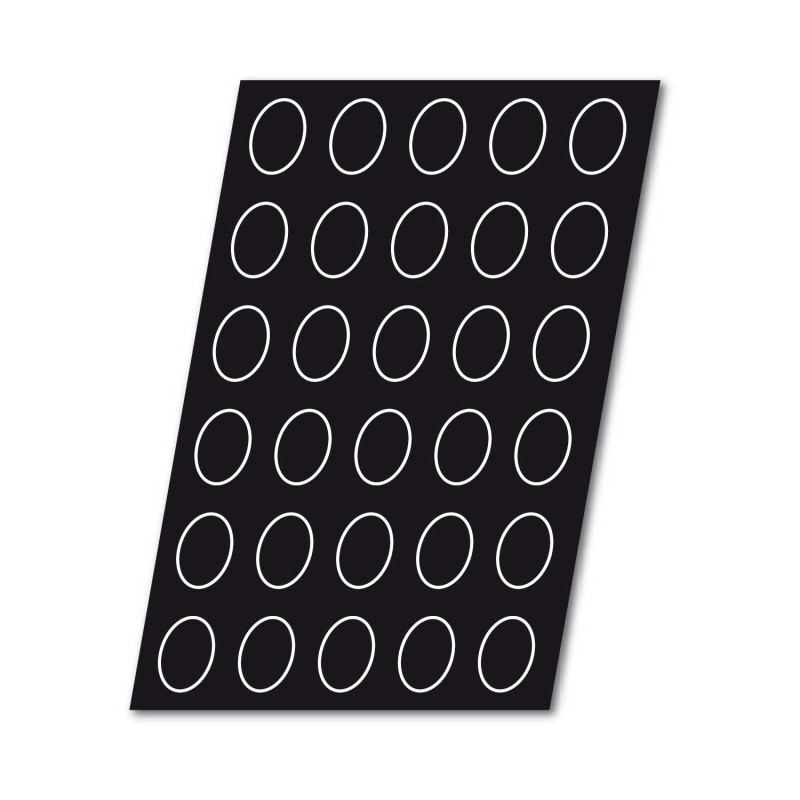 Demarle Oval Silicone Mould 30 Cavities Flexipan 600x400 Demarle Oval Silicone Mould 30 Cavities Flexipan 600x400