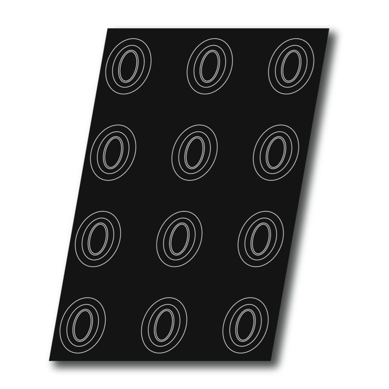 Demarle Oval Savarin Silicone Mould 12 Cavities Flexipan 600x400 Demarle Oval Savarin Silicone Mould 12 Cavities Flexipan 600x400
