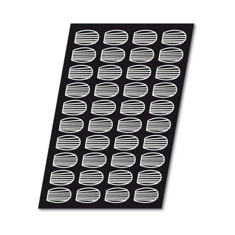 Demarle Madeleine Silicone Mould Flexipan 600x400 Demarle Madeleine Silicone Mould Flexipan 600x400