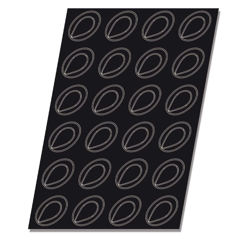Demarle Scoop Out Silicone Mould Flexipan 600x400 Demarle Scoop Out Silicone Mould Flexipan 600x400