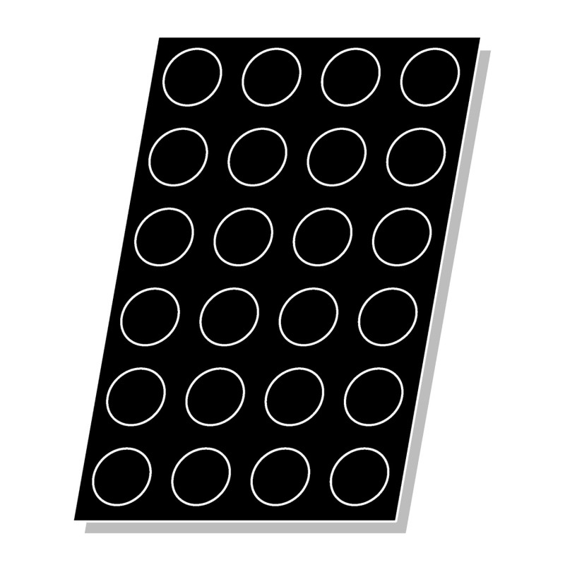 Demarle Daisy Silicone Mould Flexipan 600x400 Demarle Daisy Silicone Mould Flexipan 600x400