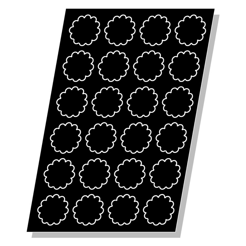 Demarle Fluted Brioche Silicone Mould 24 Cavities Flexipan 600x400 Demarle Fluted Brioche Silicone Mould 24 Cavities Flexipan 600x400