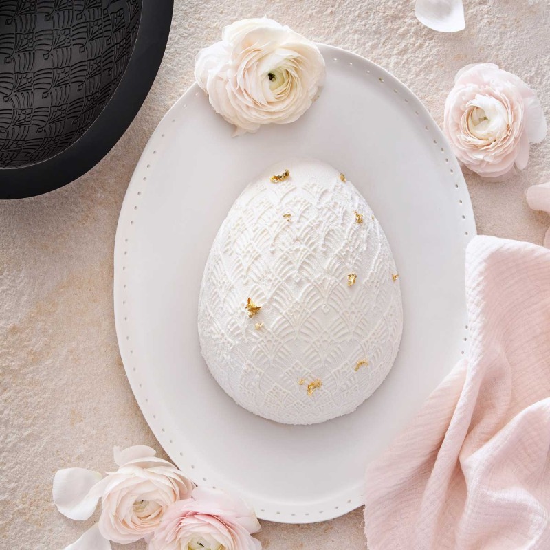 Demarle Easter Egg Silicone Individual Mould Flexipan Demarle Easter Egg Silicone Individual Mould Flexipan