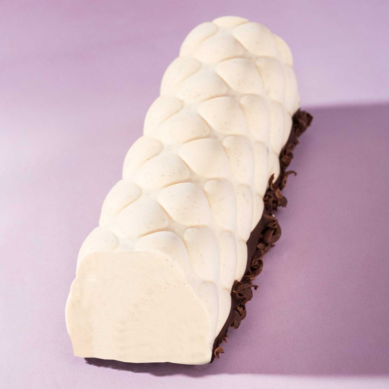 Demarle Yule Log Silicone Individual Mould Flexipan Demarle Yule Log Silicone Individual Mould Flexipan