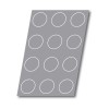 Demarle Round Silicone Mould 12 Cavities Silform 600x400 Demarle Round Silicone Mould 12 Cavities Silform 600x400