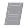 Demarle Oblong 6 Cavities Silicone Mould Silform 600x400 Demarle Oblong 6 Cavities Silicone Mould Silform 600x400