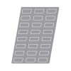 Demarle Rectangular Silicone Mould 24 Cavities Silform 600x400 Demarle Rectangular Silicone Mould 24 Cavities Silform 600x400
