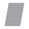 Demarle Tartlet Oval Silicone Mould 25 Cavities Silform 600x400 Demarle Tartlet Oval Silicone Mould 25 Cavities Silform 600x400