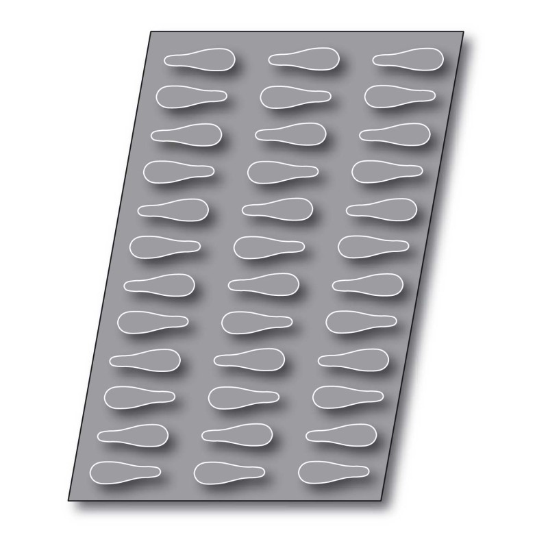Demarle Tartlet Spoon Silicone Mould Silform 600x400 Demarle Tartlet Spoon Silicone Mould Silform 600x400