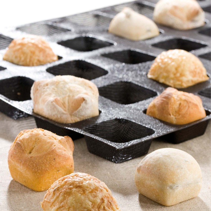 Demarle Tartlet Square Silicone Mould Silform 600x400 Demarle Tartlet Square Silicone Mould Silform 600x400