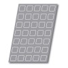 Demarle Tartlet Square Silicone Mould Silform 600x400 Demarle Tartlet Square Silicone Mould Silform 600x400
