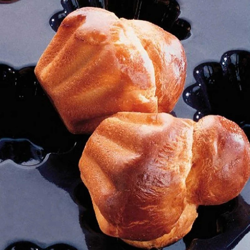 Demarle Fluted Brioches Silicone Mould Silform 600x400 Demarle Fluted Brioches Silicone Mould Silform 600x400