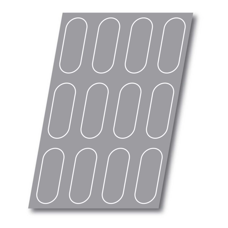 Demarle Oblong Silicone Mould 12 Cavities Silform 600x400 Demarle Oblong Silicone Mould 12 Cavities Silform 600x400