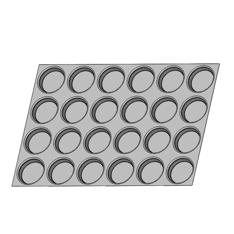 Demarle Round Silicone Mould 24 Cavities Silform 600x400 Demarle Round Silicone Mould 24 Cavities Silform 600x400